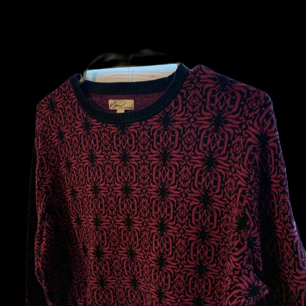 Pink and Black sweater